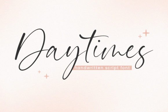Daytimes: A Handwritten Font for Authentic Design