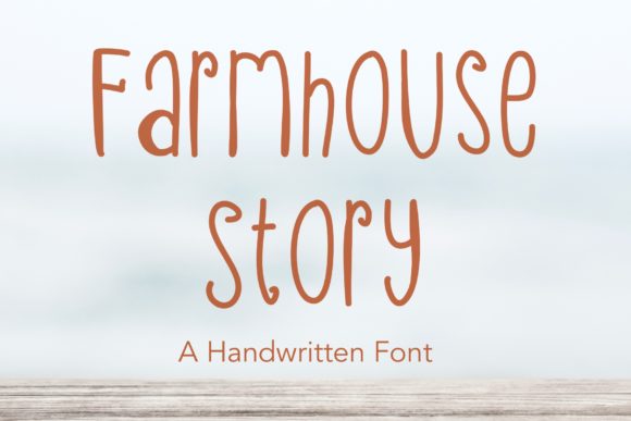 Farmhouse Story: A Handwritten Font for Authentic Designs