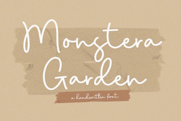 Monstera Garden: An Elegant Script Font for Timeless Designs
