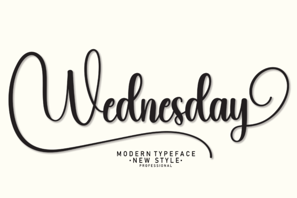 Wednesday: The Casual Handwritten Font for Modern Designers