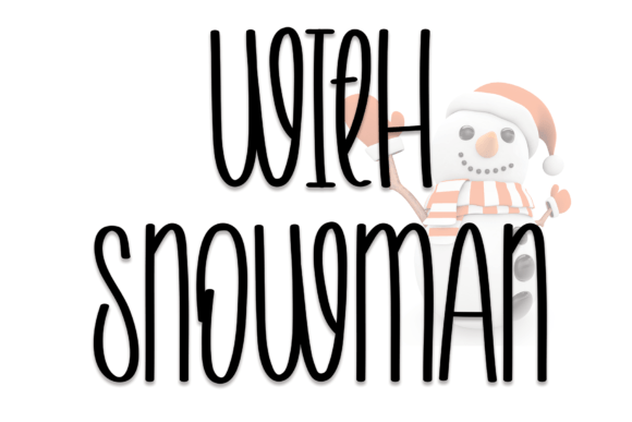 With Snowman: A Font for Authentic Handwritten Charm